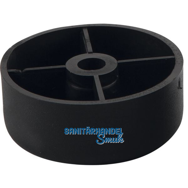 M�belgleiter starr � 50 mm, H�he 20 mm, Kunststoff schwarz