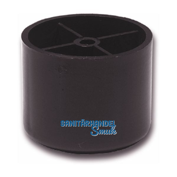 M�belgleiter starr � 50 mm, H�he 50 mm, Kunststoff schwarz