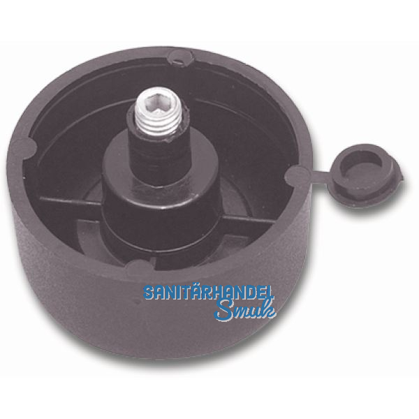 M�belgleiter Inbus verstellbar � 50 mm, H�he 27 mm, Kunststoff schwarz