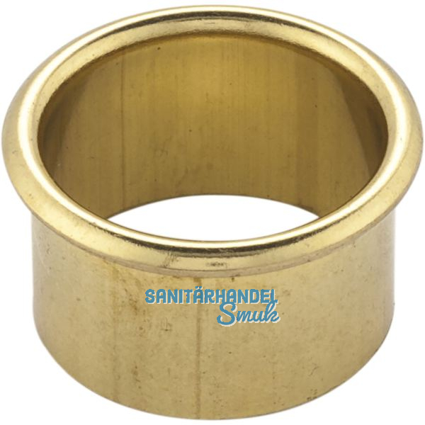 Kabeldurchgang rund, Einbau � 20 mm, Messing poliert