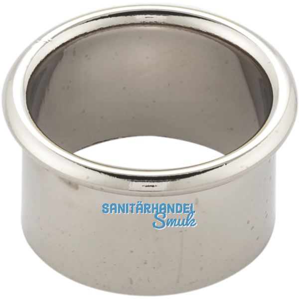 Kabeldurchgang rund, Einbau � 20 mm, Messing vernickelt poliert