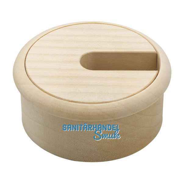 Kabeldurchgang rund, Holz, Ahorn roh