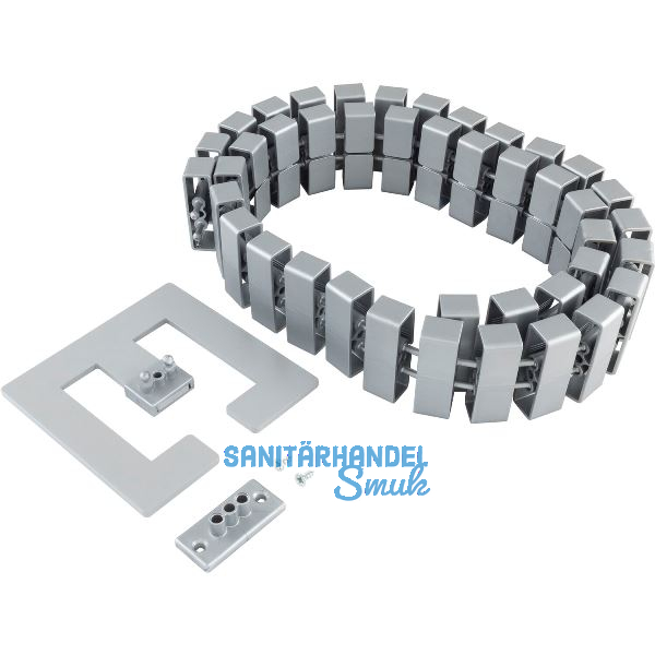 CONFURN Kabelschlange Cube� SL 1250 mm alufarbig