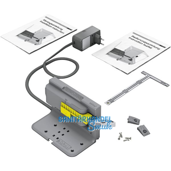 BLUM SERVO-DRIVE uno f�r stehende M�lll�sungen Staubgrau