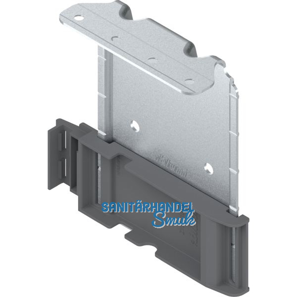 BLUM SERVO-DRIVE Aufnahmewinkel OBEN-vormontiertem Adapter, staubgrau verzinkt