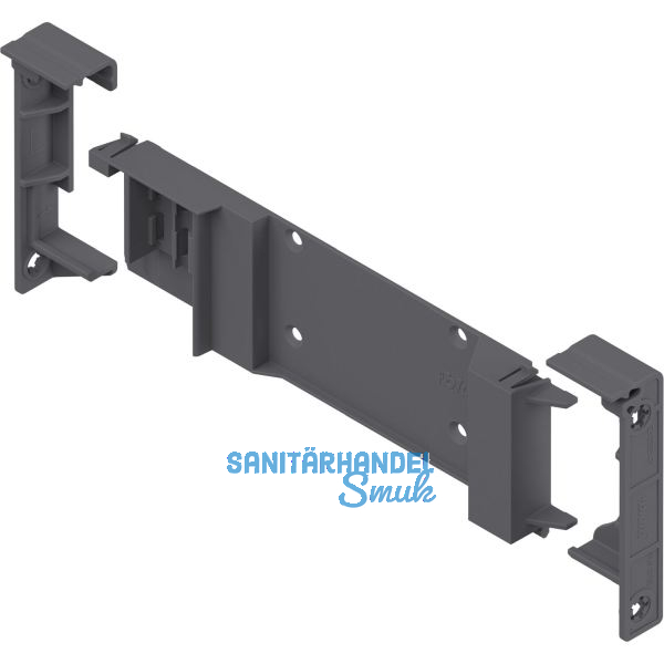 BLUM SERVO-DRIVE Tr�gerprofilaufnahme links/rechts, KS RAL 7037 staubgrau
