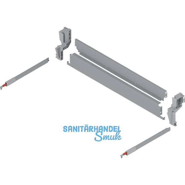 BLUM Stahlr�ckwand M�llauszug h�ngend KB 900 mm Grau