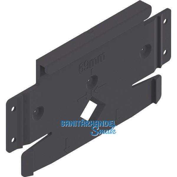 BLUM SERVO-DRIVE flex Montageplatte Z10C5005, Kunststoff tiefgrau