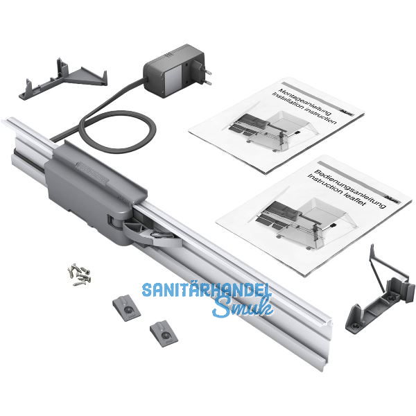 BLUM SERVO-DRIVE uno f�r h�ngende M�lll�sungen KB 600 mm Staubgrau