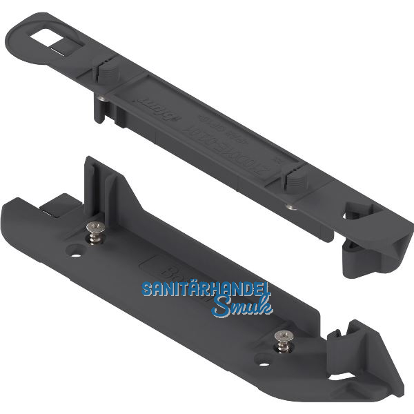 BLUM SERVO-DRIVE Tr�gerprofilaufnahme oben/unten, Kunststoff tiefgrau