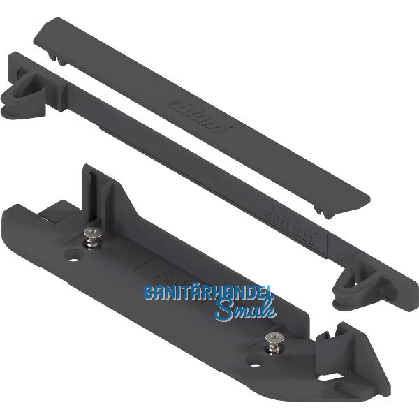 BLUM SERVO-DRIVE Tr�gerprofilaufnahme unten und hinten, Kunststoff tiefgrau