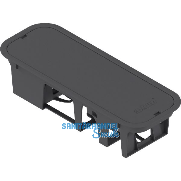 BLUM SERVO-DRIVE Netzger�thalterung Bodenmontage, Kunststoff tiefgrau