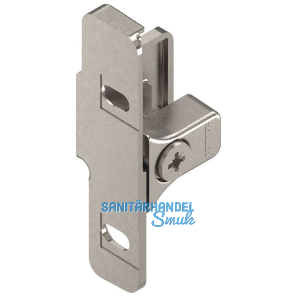 BLUM METABOX Frontbefestigung Zarge N, Schraubversion, rechts, Zink vernickelt