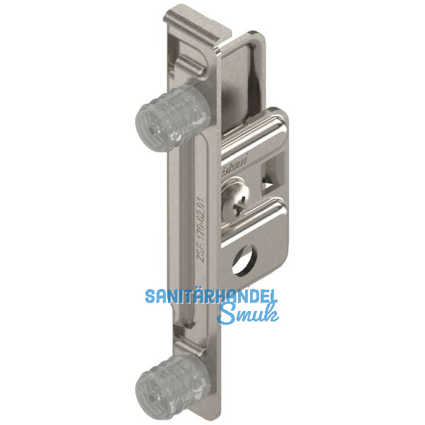 BLUM METABOX Frontbefestigung, Zarge M,K,H, Pressversion, rechts, Stahl vern.