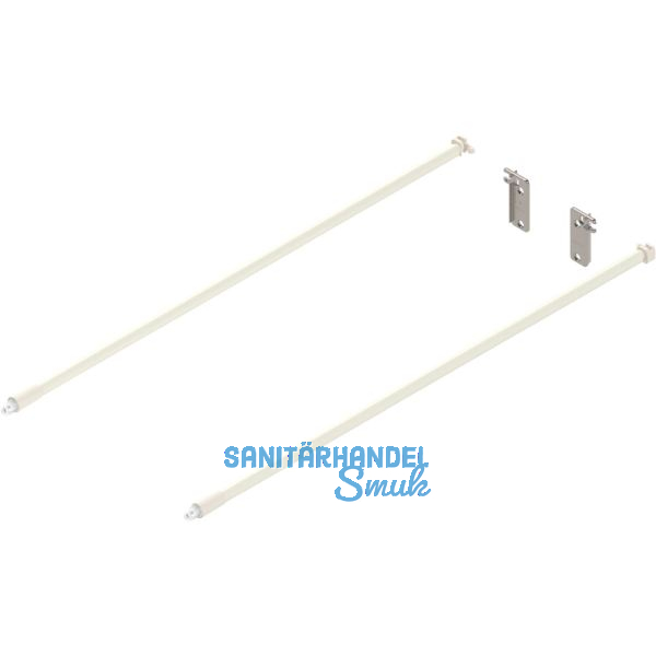 BLUM Metabox Relingset f�r Frontauszug L�nge 500, Aluminium cremewei�