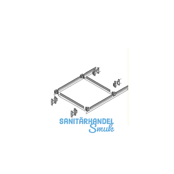 BLUM Metabox Metafile Relingset f�r H�ngeregister ZRM. 5500, Stahl cremewei�