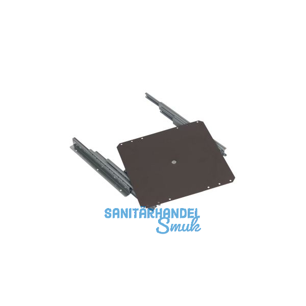 OMGE TV-Vollauszug 320 x 320 mm Stahl schwarz beschichtet