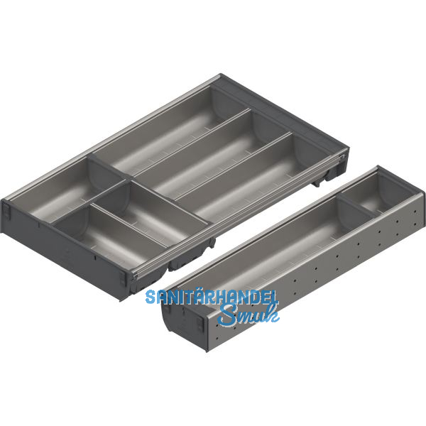 BLUM ORGA-LINE Schalen-Set KB 601 - 699/NL 500 mm Edelstahl/Kunststoff