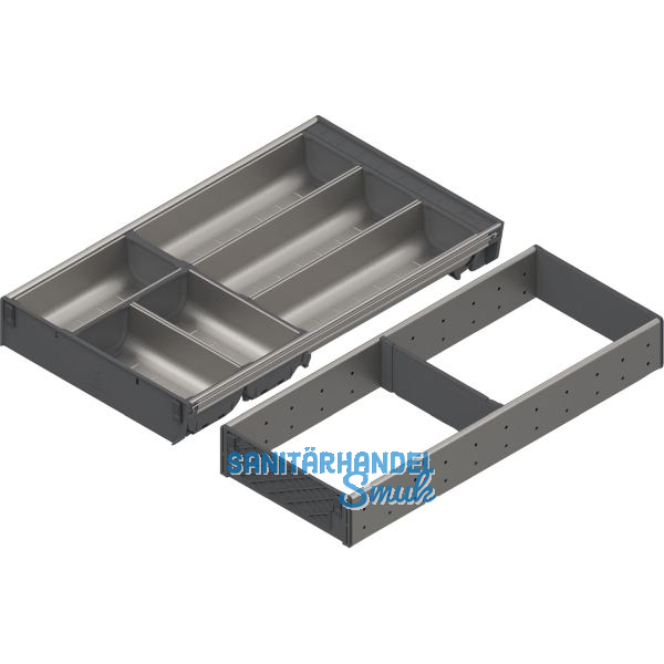 BLUM ORGA-LINE Schalen-Set KB 1100 - 1199/NL 500 mm Edelstahl/Kunststoff