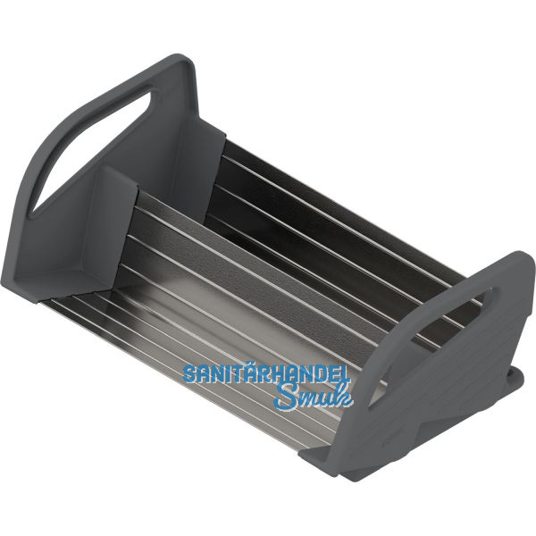 BLUM ORGA-LINE Gew�rzhalter, KB 400 mm, Breite 312 mm, KS Staubgrau/Edelstahl