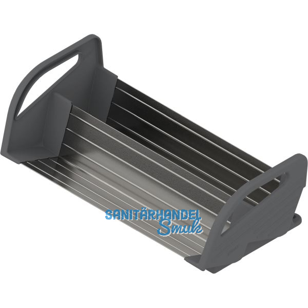BLUM ORGA-LINE Gew�rzhalter, KB 450 mm, Breite 362 mm, KS Staubgrau/Edelstahl