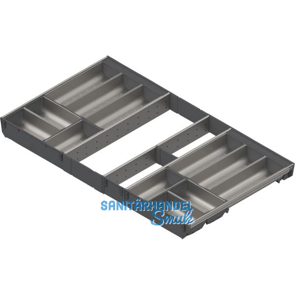 BLUM ORGA-LINE Schalen-Set KB 900/NL 500 mm Edelstahl/Kunststoff