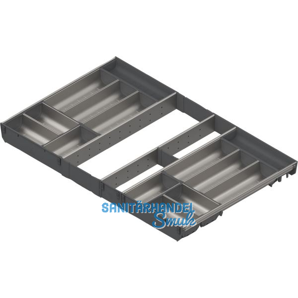 BLUM ORGA-LINE Schalen-Set KB 900/NL 550 mm Edelstahl/Kunststoff