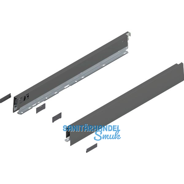 BLUM MERIVOBOX Zarge H�he N, NL 550, Oriongrau-matt