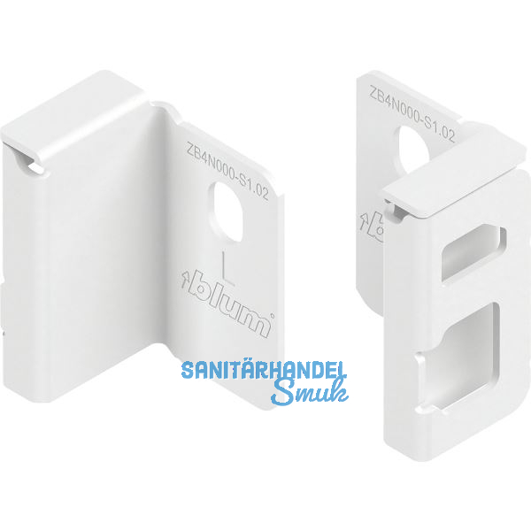 BLUM MERIVOBOX Holzr�ckwandhalter H�he N, Seidenwei�-matt