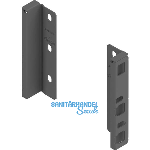 BLUM MERIVOBOX Holzr�ckwandhalter H�he K, Oriongrau-matt