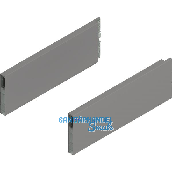 BLUM MERIVOBOX Boxcap H�he E, NL 300, Indiumgrau-matt