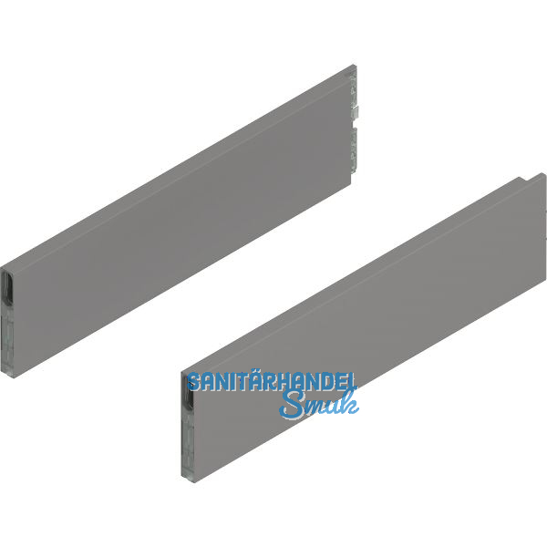 BLUM MERIVOBOX Boxcap H�he E, NL 400, Indiumgrau-matt