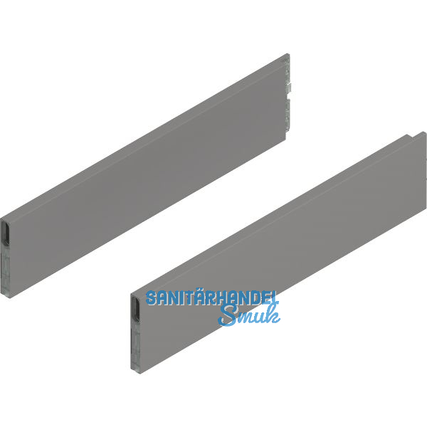 BLUM MERIVOBOX Boxcap H�he E, NL 450, Indiumgrau-matt