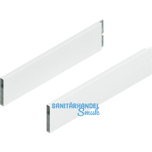 BLUM MERIVOBOX Boxcap H�he E, NL 450, Seidenwei�-matt