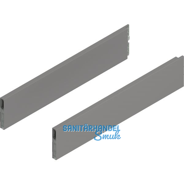 BLUM MERIVOBOX Boxcap H�he E, NL 500, Indiumgrau-matt