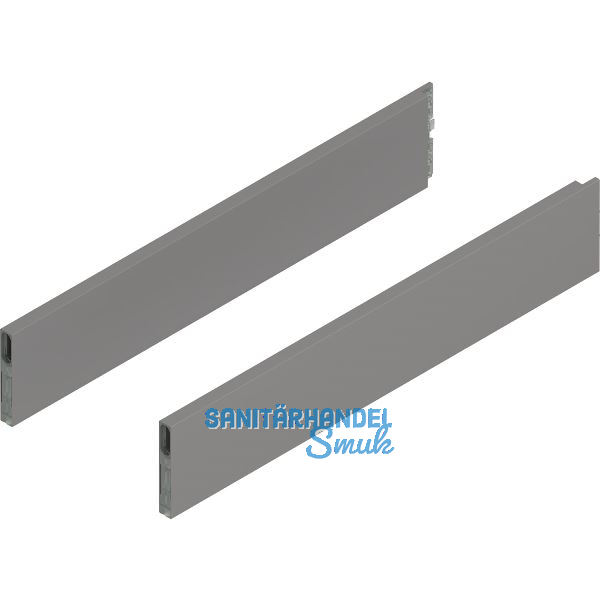 BLUM MERIVOBOX Boxcap H�he E, NL 550, Indiumgrau-matt