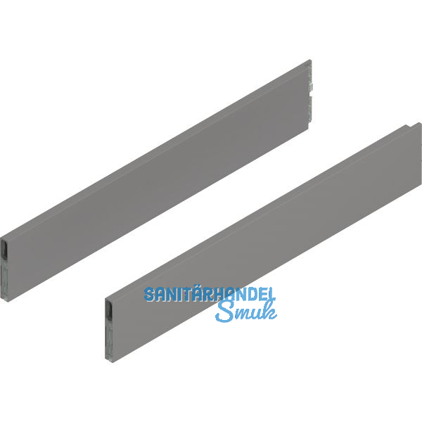 BLUM MERIVOBOX Boxcap H�he E, NL 600, Indiumgrau-matt