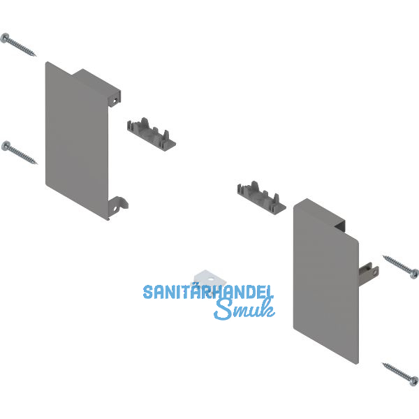 BLUM MERIVOBOX Fronthalter Innenschubkasten H�he M, Indiumgrau-matt