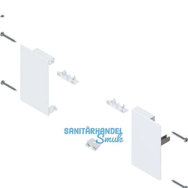 BLUM MERIVOBOX Fronthalter Innenschubkasten H�he M, Seidenwei�-matt