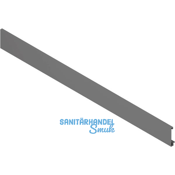 BLUM MERIVOBOX Vorderst�ck ohne Nut, L�nge 1042 mm, Aluminium Oriongrau-matt