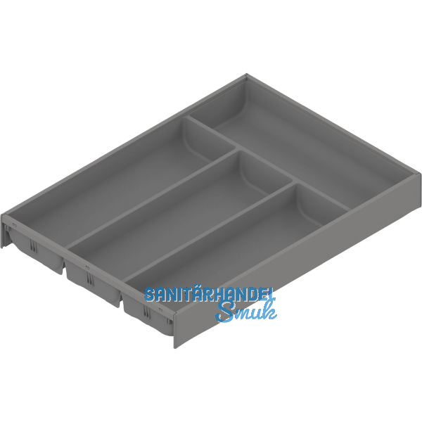 BLUM AMBIA-LINE Besteckeinsatz NL450mm,B300mm, Stahl Indiumgrau