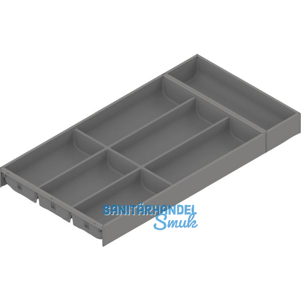 BLUM AMBIA-LINE Besteckeinsatz NL600mm,B300mm, Stahl Indiumgrau