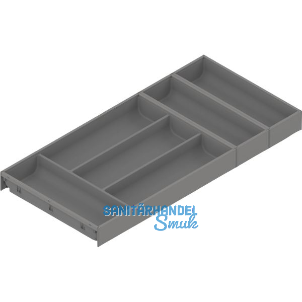 BLUM AMBIA-LINE Besteckeinsatz NL650mm,B300mm, Stahl Indiumgrau