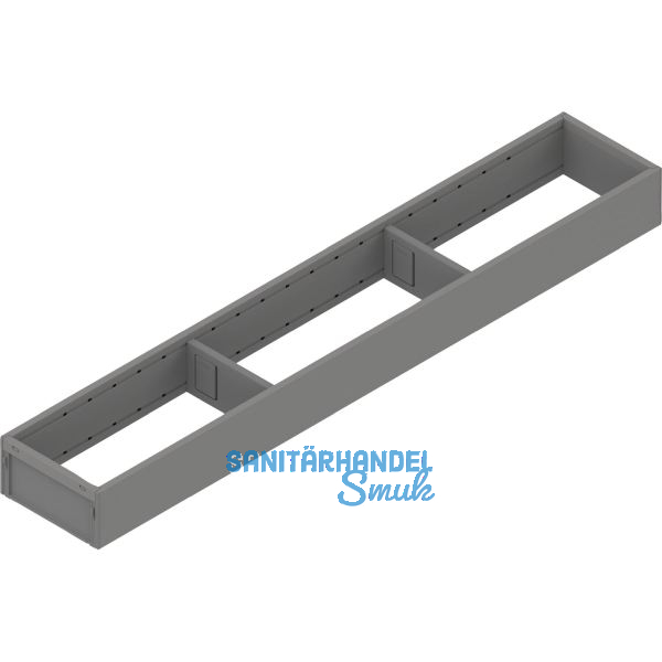 BLUM AMBIA-LINE Schubkastenrahmen schmal, NL600mm, Stahl Indiumgrau matt