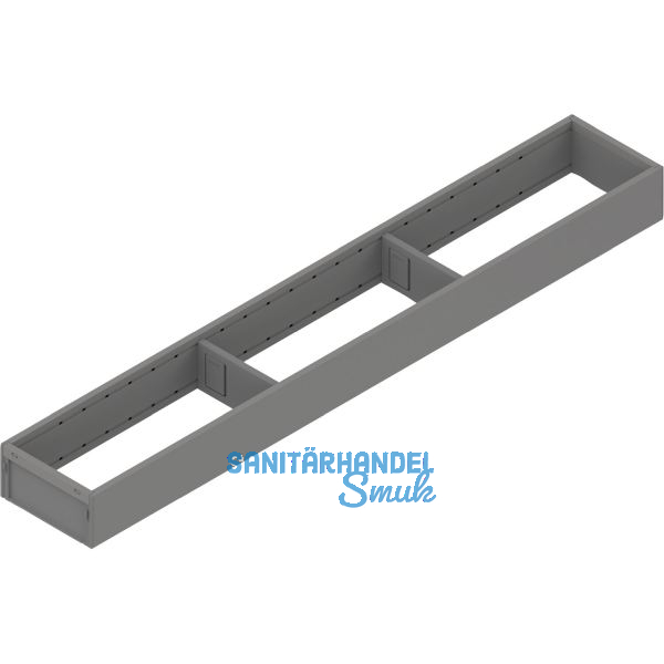 BLUM AMBIA-LINE Schubkastenrahmen schmal, NL650mm, Stahl Indiumgrau matt