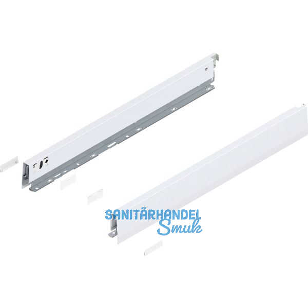 BLUM MERIVOBOX SET H�he N, BLUMOTION B, 40kg, NL 550, Seidenwei�