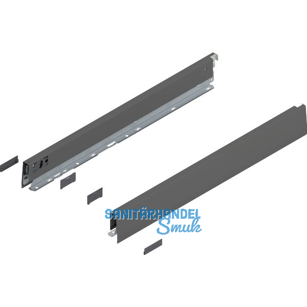 BLUM MERIVOBOX SET H�he N, BLUMOTION B, 40kg, NL 550, Oriongrau