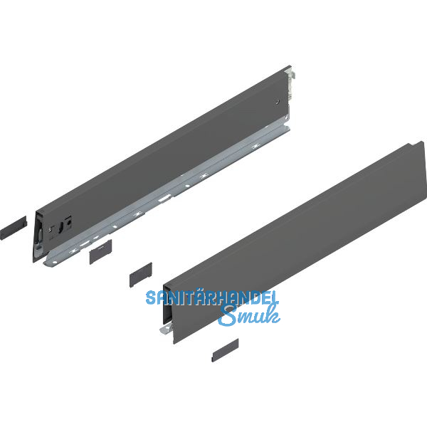 BLUM MERIVOBOX SET H�he E-Boxcap BLUMOTION B, 70kg, NL 500, Oriongrau