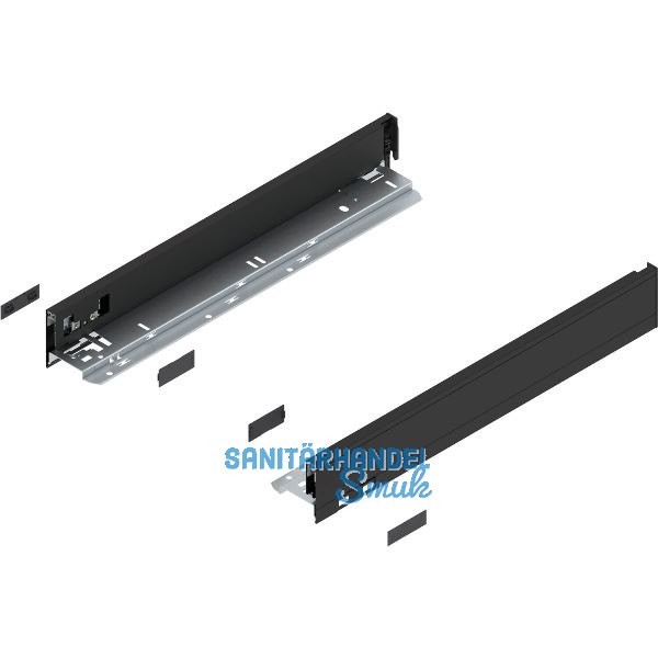 BLUM LEGRABOX pure Zarge H�he N, NL 450, Carbonschwarz-matt