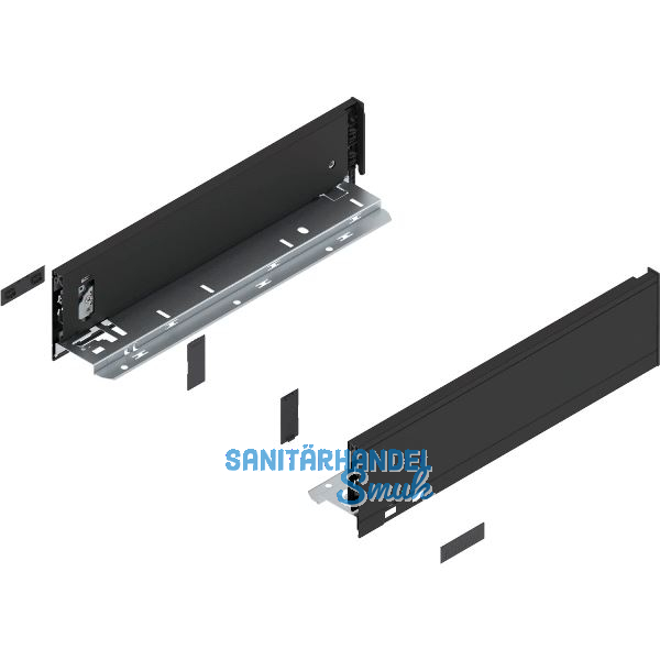 BLUM LEGRABOX pure Zarge H�he M, NL 350, Carbonschwarz-matt